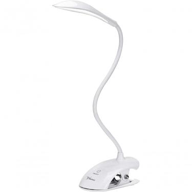 Imagem de Luminária De Led Touch - Mesa Com Bateria E Cabo Usb Carregador Flexível Garra