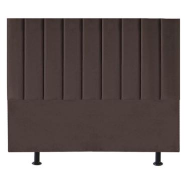 Imagem de Cabeceira Estofada De Cama Casal Queen 160 Cm Paolla Corino marrom