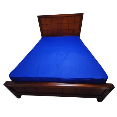 Imagem de Protetor Colchão Impermeavel Hospitalar Com Ziper Azul King