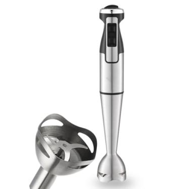 Imagem de Processador Mixer de Mão 1000W Vertical Turbo Whey Bebidas Sopas 110/220V (Prata 220V)