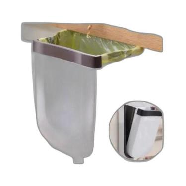 Imagem de Lixeira Pia Cozinha Retrátil Suspensa Dobrável Extensível - Mmx