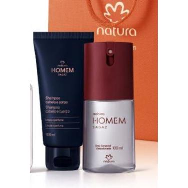 Imagem de Presente Natura Homem Sagaz Natura Kit Body Splash 100ml + Shampoo 3 e