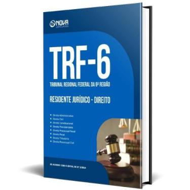 Imagem de Apostila Concurso Trf 6 2024 - Residente Jurídico - Direito - Nova Con