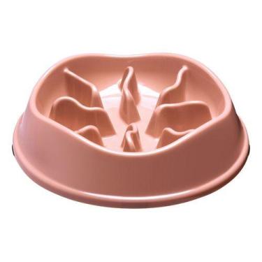 Imagem de Pote Comedouro Tigela Interativo Lento Ração Cachorro Gato - Stark Pet