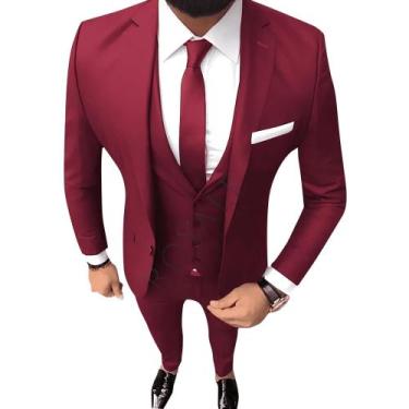 Imagem de Terno Italiano Slim Masculino (Paletó + Calça) - ROYALE MODA SOCIAL, V