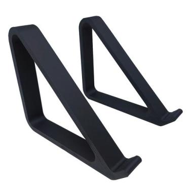 Imagem de Suporte De Notebook 45 Graus Laptop Ergonômico Cor Preto - Pupa 3D