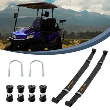 Imagem de SHUNCHENXIANG Kit De Mola Traseira 4 Folhas Para Carrinho Golfe, Club Car Precedent 2004 Em Diante, Conjunto Serviço Pesado Com Buchas, Mangas E Parafuso U, Substituição Oem 102509301 102513001