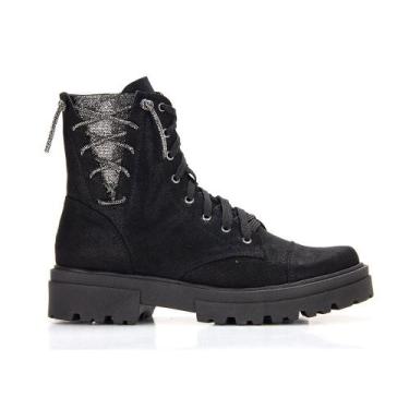 Imagem de Bota Belluno Coturno Tratorada Strass, Preto, 34