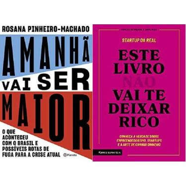 Imagem de KIT 2 LIVROS Amanhã vai ser maior + Este livro não vai te deixar rico