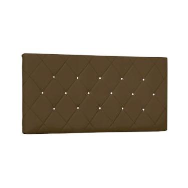 Imagem de Painel de Cama 90cm Paris Suede - Lucadi Home, Suede Caramelo