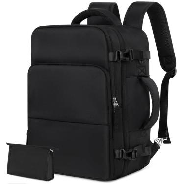 Imagem de Mochila Rinlist Travel Impermeável para Homens e Mulheres Preta