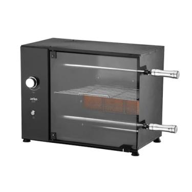 Imagem de Churrasqueira a Gás Rotativa Apartamento Arke Duetto 2 Espetos + Grelha Gás Glp 127v