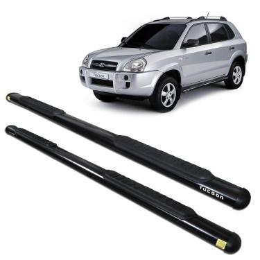 Imagem de Estribo Lateral Tucson 2005 a 2016 Oblongo Oval Preto