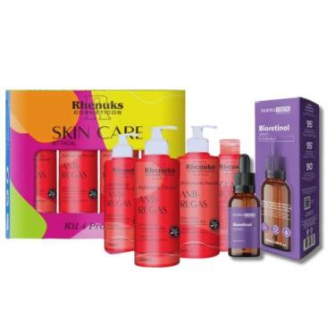 Imagem de KIT Skincare Anti Rugas Rhenuks , Sérum Bioretinol Firma Pele Dermache