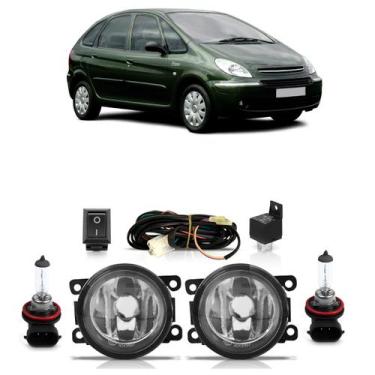 Imagem de Kit Par Farol Milha Auxiliar Par Lâmpada Halógena Xsara Picasso 2007 2