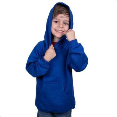 Imagem de Blusa Moletom Infantil Liso Premium Algodão Felpudo Várias Cores  - RO