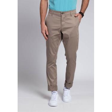 Imagem de Calça Docthos Fit Sarja Bolso Faca Easy, 015 caqui, 40