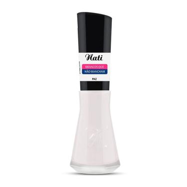 Imagem de Esmalte Nati Brancos que Não Mancham Paz 8ml