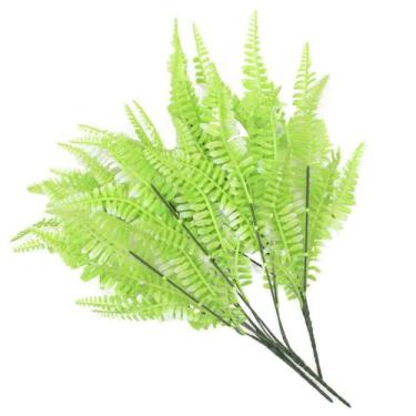 Imagem de 1 Ramo Decoração Arranjo Samambaia Artificial 43cm - Genérico
