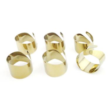 Imagem de Argolas Douradas Para Guardanapo By Fineza