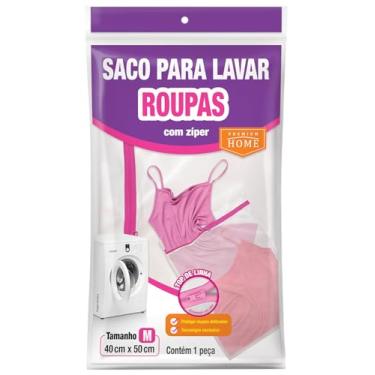 Imagem de Saco para Lavar Roupa com ziper (40x50cm) | Premium Home (Ref.: 432)