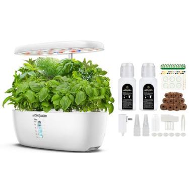 Imagem de Sistema de cultivo hidropônico de jardim interno de 12 cápsulas com lu