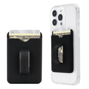 Imagem de Case-Mate Carteira MagSafe Loop Grip - Carteira magnética removível para celular/porta-cartão com alça integrada fácil de segurar [comporta até 3 cartões e dinheiro] Acessórios para iPhone para