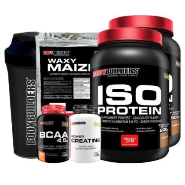 Imagem de Kit 2 Iso Protein 900G+ Bcaa 100G+ Power Creatina 100G - Bodybuilders