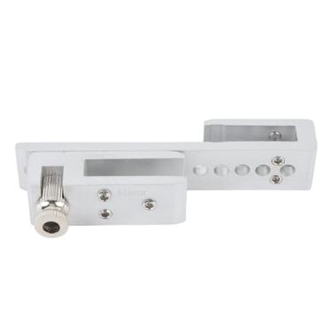 Imagem de ZAWELIYO Trava de Metal para Porta de Vidro, Trava de Porta de Vidro Deslizante Com Artesanato Fino, Design Prático para Casa de Banho Sem Moldura de Banheiro Em Casa (Prata 10mm / 0,4in)