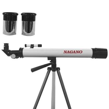Imagem de Telescópio Refração Astronômico 50x100mm - 100x com Tripé - Nagano