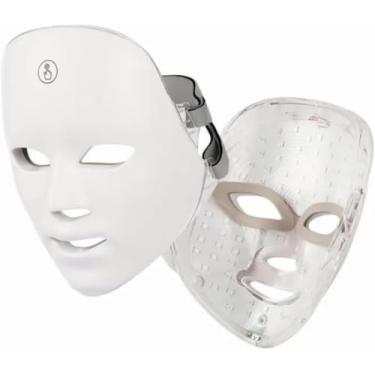 Imagem de Máscara Facial LED 7 Cores Recarregável Wireless Fototerapia Facial Acne, Rugas e Manchas