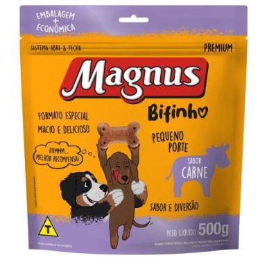 Imagem de Bifinho Magnus para Cães de Pequeno Porte Sabor Carne 500g - ADIMAX