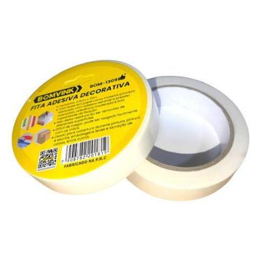 Imagem de Fita Crepe Para Pintura Sem Resíduos 24mm X 30m - 2 Rolos - Genérico