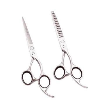 Imagem de Tesoura Profissional De Cabeleireiro 6.0 440C Ferramentas De Barbeiro 