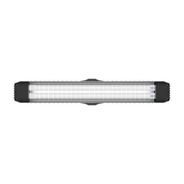 Imagem de Luminária Lumifacil 70cm Aletada Com 2 Leds 3000k Taschibra Preto, Biv