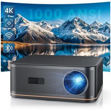 Imagem de Projetor de cinema em casa HAPPRUN JQ820 4K 1000lm com WiFi 6