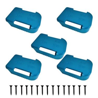 Imagem de 5 pacotes de suporte de bateria compatível com Makita 18V Bosch 18V clipe de cinto de bateria compatível com BL1830 BL1840 BAT609 etc