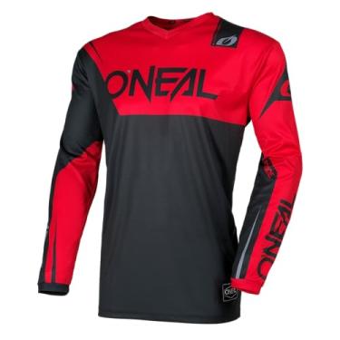 Imagem de O'NEAL Element Jersey Roupa de corrida masculina preta/vermelha XX-Grande