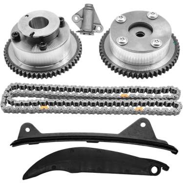 Imagem de Kit de corrente de distribuição 24321-2E000 com roda dentada de eixo de comando VVT para Hyundai Elantra 2011 2012 2013 2014 1,8L / para Kia Soul 2012 2013 2.0L 24350-2E001 24370-2E0000 Roda dentada