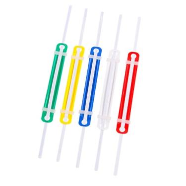 Imagem de Prendedor de arquivo de metal, 100 peças de metal e plástico, clipes de papel com 2 furos de 8,5 cm para folhas soltas e escritório (100)