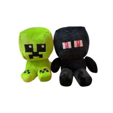Imagem de Pelúcia minecraft creeper e enderman - SEM MARCA, VERDE