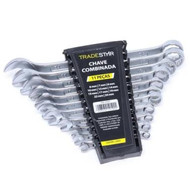 Imagem de Chaves Combinadas Tradestar 11 Peças - Profissional