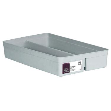 Imagem de Organizador com 2 Divisórias Modular Grey 8x25x41cm 3395 - Paramount