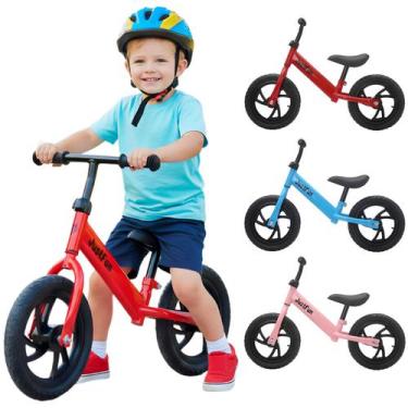Imagem de Bicicleta Equilíbrio Sem Pedal Infantil Azul,Rosa,Vermelho - Kparts Im