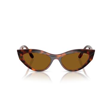 Imagem de Óculos de Sol Vogue Eyewear Polarizado 0VO5637SU W65683 Tam 52 / Havana Marrom - Lentes Marrom