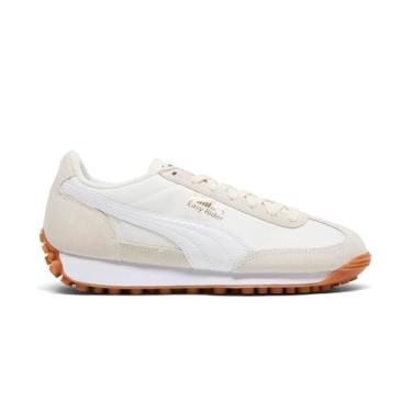 Imagem de PUMA Tênis feminino vintage Easy Rider, Neve alpina/PUMA branco/ouro PUMA, 37