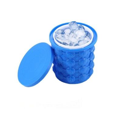 Imagem de Ice Cube Maker Genie Forma De Gelo Balde Silicone