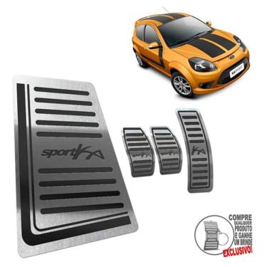Imagem de Descanso De Pé + Pedaleira Ford Ka Sport 2012 2013 Preto