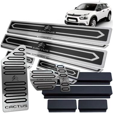 Imagem de Descanso Pedaleira Automátic Soleira Citroen C4 Cactus Preto
