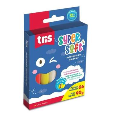 Imagem de Massa de Modelar c/6un. Super Soft - Tris